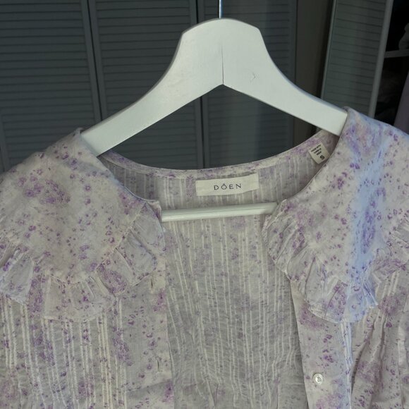 Doen Hichory Blouse in Chateau Fleur Print - Picture 5 of 7